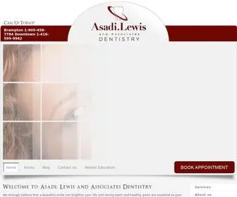 Asadilewis.com(Asadi Lewis Dentistry) Screenshot