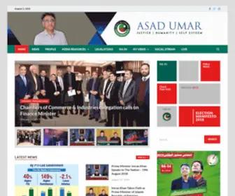 Asadumar.pk(Asad Umar) Screenshot