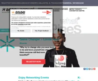 Asaeannualmeeting.org(ASAE Annual MeetingASAE Annual Meeting & Exposition) Screenshot