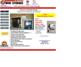 Asafemini.com(Secure Self Storage Units) Screenshot