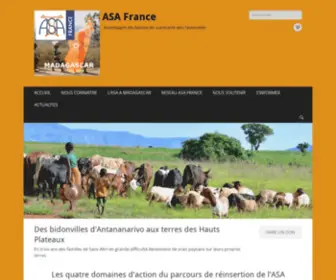 Asafrance-Madagascar.org(ASA France) Screenshot