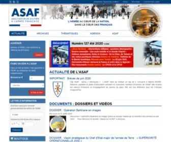 Asafrance.fr(Armée française) Screenshot