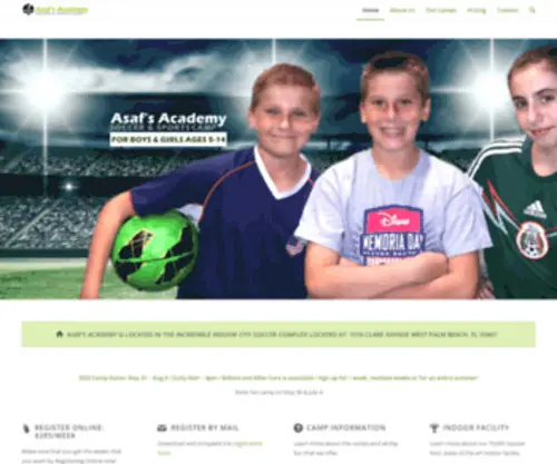 Asafsacademy.net(Sports Camp) Screenshot