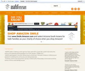 Asafsf.org(Arizona South Asians for Safe Families) Screenshot