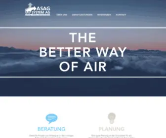 Asag-AIR.ch(ASAG Air System AG) Screenshot