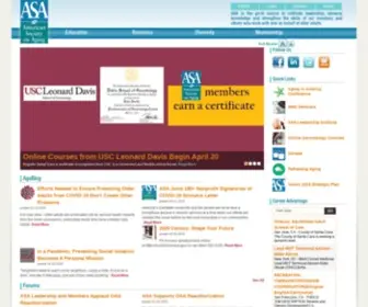 Asaging.org(American Society on Aging) Screenshot