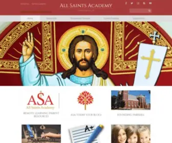 Asagr.org(All Saints Academy) Screenshot