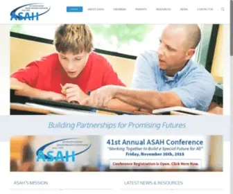 Asah.org(Private Special Education Schools New Jersey) Screenshot