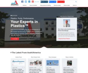 Asahi-America.com(Thermoplastic Valves) Screenshot