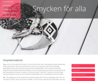 AsahJartaniklas.se(Om olika smyckesmaterial) Screenshot