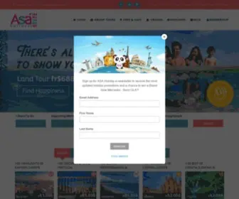 Asaholiday.com(ASA Holidays) Screenshot