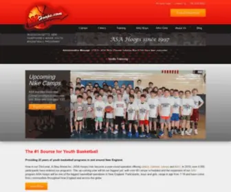 Asahoops.com(Basketball Camps) Screenshot