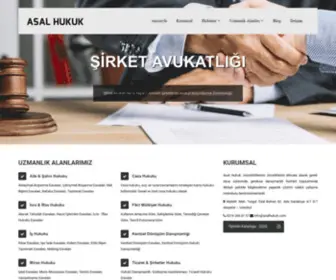 Asalercaghukuk.com(Asal Hukuk Bürosu) Screenshot