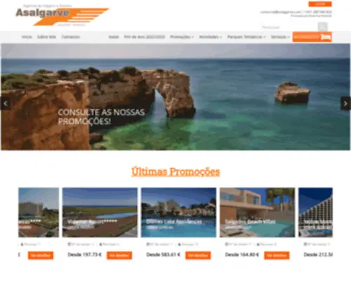 Asalgarve.com(Agência de Viagens e Turismo) Screenshot