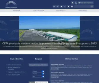 Asamblea.gob.sv(Asamblea Legislativa de El Salvador) Screenshot