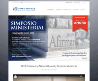 Asambleaapostolica.org(Apostolic Assembly) Screenshot