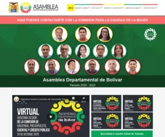 Asambleadebolivar.gov.co(Asamblea) Screenshot
