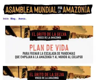 Asambleamundialamazonia.org(Asamblea) Screenshot