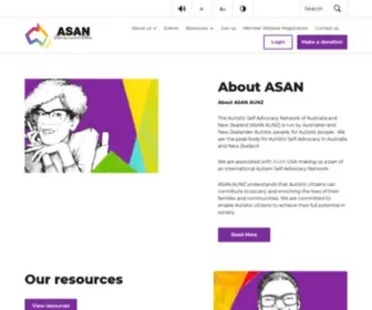 Asan-Aunz.org(ASAN) Screenshot