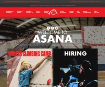 Asanaclimbinggym.com(Asana Rock Climbing & Bouldering Gym) Screenshot