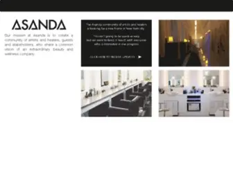 Asandaspa.com(Asanda Spa) Screenshot