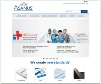 Asanus.de(ASANUS Medizintechnik und Informationstechnologie) Screenshot