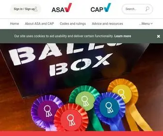 Asa.org.uk(The Advertising Standards Authority (ASA)) Screenshot