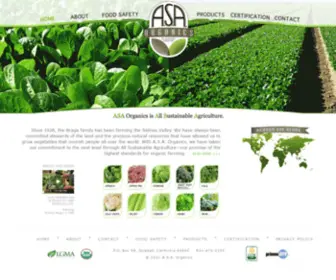 Asaorganics.com(ASA Organics) Screenshot