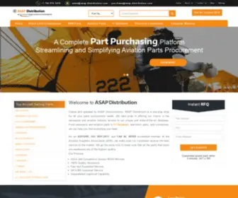 Asap-Distribution.com(Electronics, IT hardware, NSN Parts Distributor) Screenshot