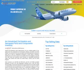 Asap-Inventory.com(Global Aviation Parts Supplier) Screenshot