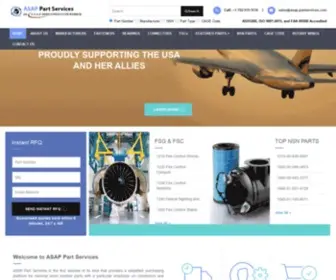 Asap-Partservices.com(ASAP Part Services) Screenshot