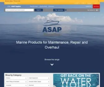 Asap-Supplies.com(Marine Products) Screenshot