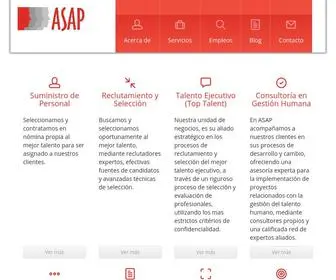 Asap.com.ve(ASAP Empresa de Servicios de Gesti) Screenshot