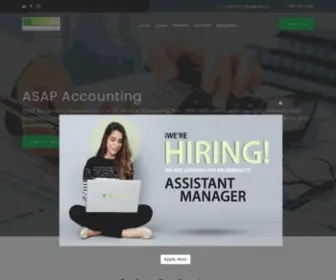 Asapaccountingservices.com(ASAP Accounting Services Inc) Screenshot