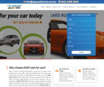 Asapcashforcars.com.au(Cash for Junk Cars or Scrap Car) Screenshot