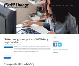 Asapchange.com(Web developement) Screenshot