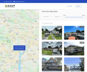 Asaphomebuyerusa.com(ASAP Home Buyer) Screenshot