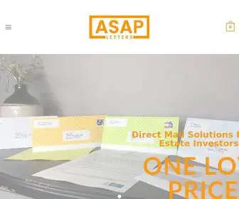 Asapletters.com(Direct Mail for Real Estate Investors) Screenshot