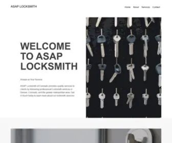 Asaplocksmithofcolorado.com(Locksmith Denver) Screenshot