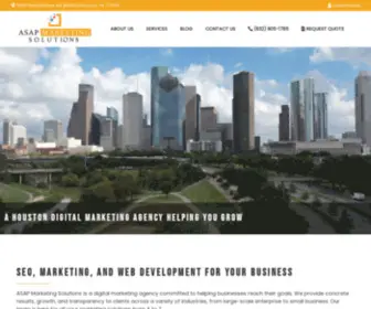 Asapmktg.com(ASAP Marketing Solutions) Screenshot