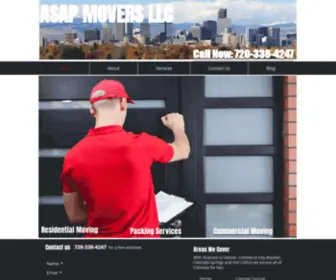 Asapmoverscolorado.com(ASAP Movers) Screenshot