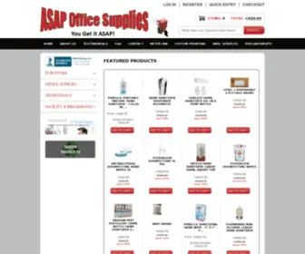 Asapofficesupplies.com(Office supplies) Screenshot