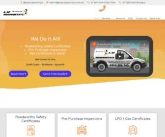 Asaproadworthys.com.au(ASAP Roadworthys) Screenshot