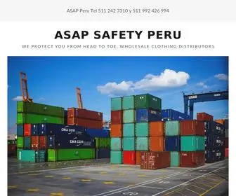 Asapsafetyperu.com(Equipos De Proteccion Personal) Screenshot