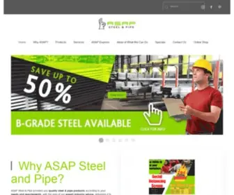 Asapsteel.co.za(ASAP Steel and Pipe) Screenshot