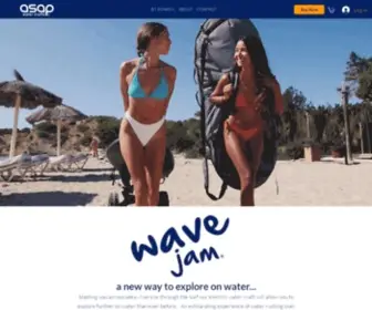 Asapwatercrafts.com(Wave Jam electric jet boards that blast you through the water) Screenshot