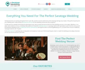 Asaratogawedding.com(Discover The Wonder Of A Saratoga Wedding With The Perfect Wedding Planning Guide For Saratoga Springs NY) Screenshot