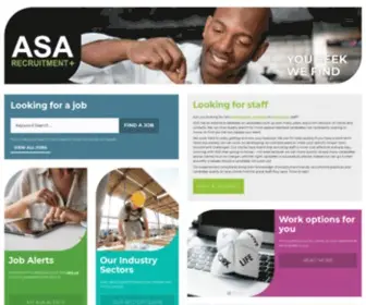 Asarecruitment.co.uk(ASA Recruitment) Screenshot