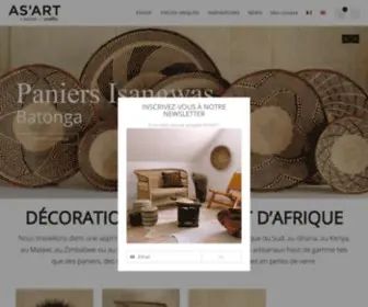 Asart.fr(AS'ART a sense of crafts) Screenshot