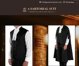 Asartorialsuit.com(Bespoke Clothing & Tailoring) Screenshot